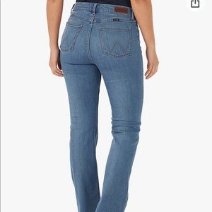 Wrangler womens high rise bold boot jean